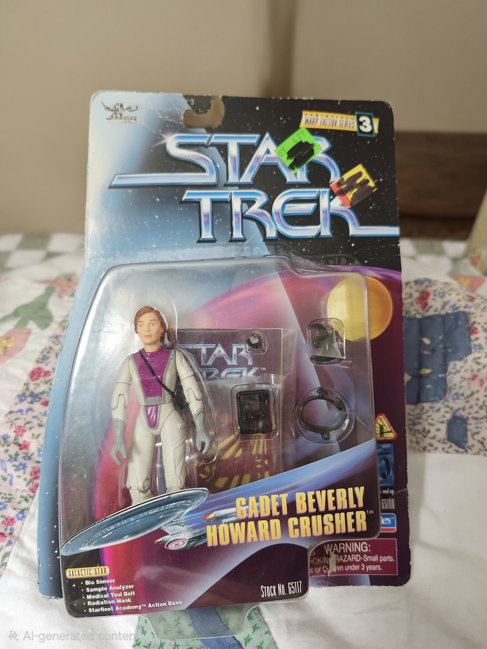 1997 Star Trek Warp Factor Series 3 action figure-Cadet Beverly Howard Crusher